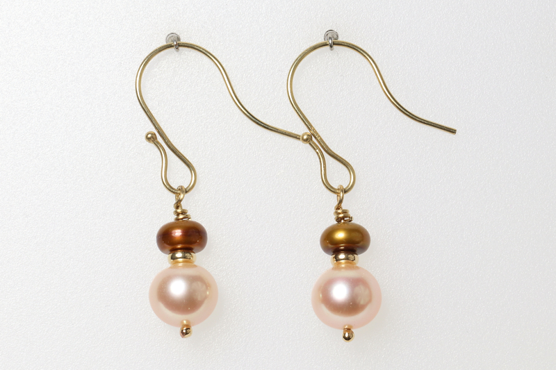 Pearl/14K gold Earrings